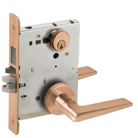Schlage Entrance Mortise Lock with Deadbolt, 05A Design, Satin Bronze L9453P 05A 612